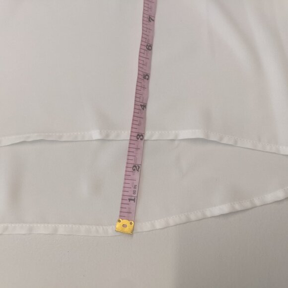 NWT Anthropologie's Pebble and Stone Size Small Tan and White Top - Picture 10 of 11